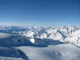 Alps view from Matterhorn Glacier Paradise...