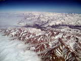 The Andes mountain range...