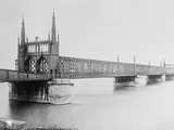 Bridge over the Rhine in Strasbourg...